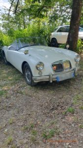 MG Cabriolet blanche